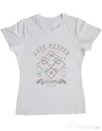 Tricou ADLER dama Gate Keeper Alb
