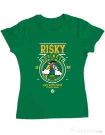 Tricou ADLER dama Risky Business Verde mediu