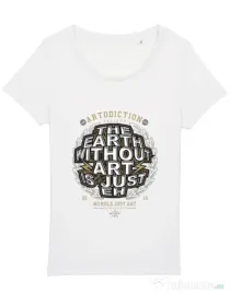 Tricou STANLEY STELLA dama The Earth Without Art Alb