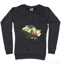 Bluza ADLER dama Born To Cook Negru melanj