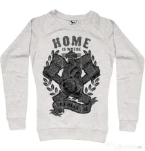 Bluza ADLER dama Home Is Where Migdala melanj