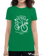 Tricou ADLER dama Bicycle Verde mediu