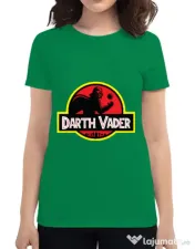 Tricou ADLER dama Darth Vader Verde mediu 