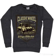 Bluza ADLER dama Classic Wheel Negru melanj