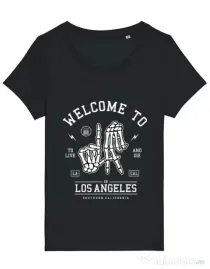 Tricou STANLEY STELLA dama Welcome To L.A Negru