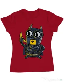 Tricou ADLER dama Bat minion Rosu