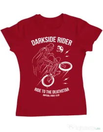 Tricou ADLER dama Darkside rider Rosu
