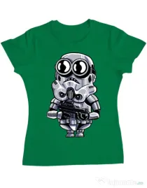 Tricou ADLER dama Minion trooper Verde mediu