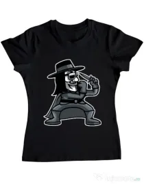 Tricou ADLER dama Fighting Vendetta Negru