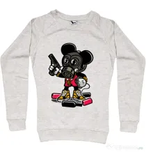 Bluza ADLER dama Gangsta Mouse Migdala melanj