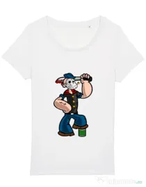 Tricou STANLEY STELLA dama Sailor Mass Murderer Alb