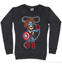 Bluza ADLER dama Captain Woody Negru melanj