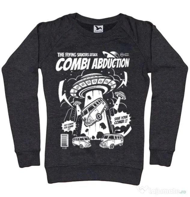 Bluza ADLER dama Combi Abduction Negru melanj
