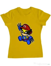 Tricou ADLER dama Mario Wolverine Galben