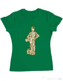 Tricou ADLER dama Street C3PO Verde mediu