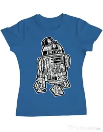 Tricou ADLER dama Street R2D2 Albastru azuriu