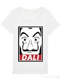 Tricou STANLEY STELLA dama Dali mask Alb