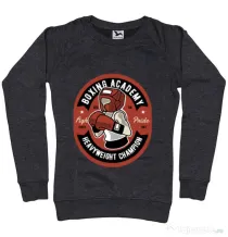 Bluza ADLER dama Boxing Academy Negru melanj