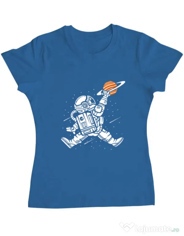 Tricou ADLER dama Space Jump Albastru azuriu