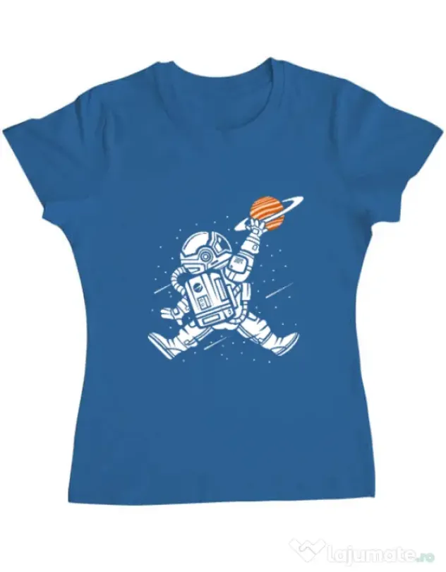 Tricou ADLER dama Space Jump Albastru azuriu