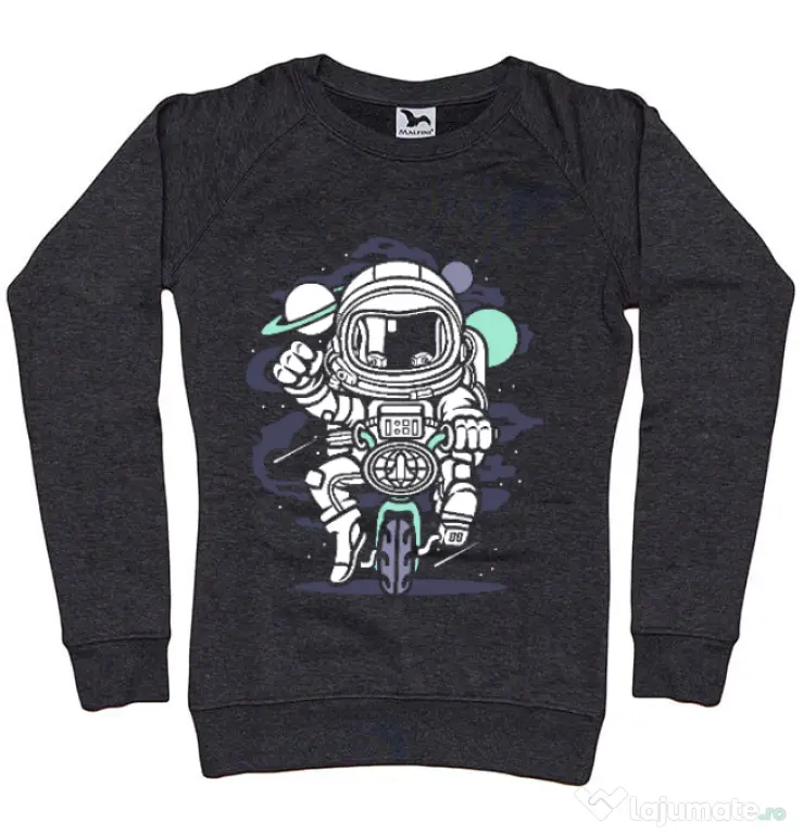 Bluza ADLER dama Space Bike Negru melanj