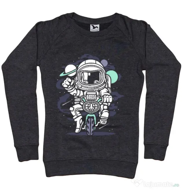 Bluza ADLER dama Space Bike Negru melanj