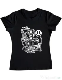 Tricou ADLER dama Shooter Negru