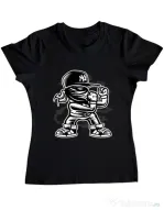 Tricou ADLER dama Fighter Negru