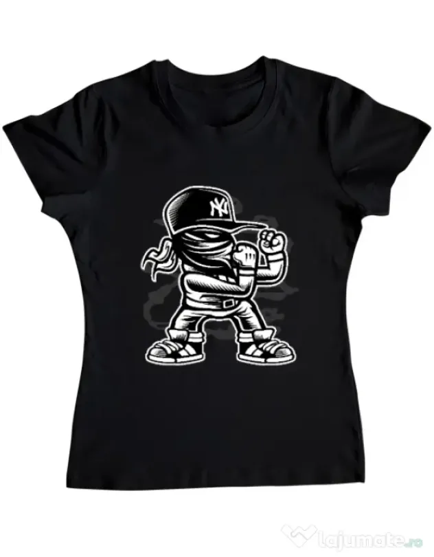 Tricou ADLER dama Fighter Negru