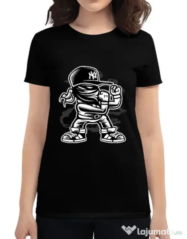 Tricou ADLER dama Fighter Negru