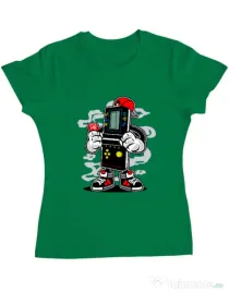 Tricou ADLER dama Brick Gamers Verde mediu