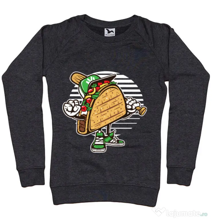 Bluza ADLER dama Taco Negru melanj
