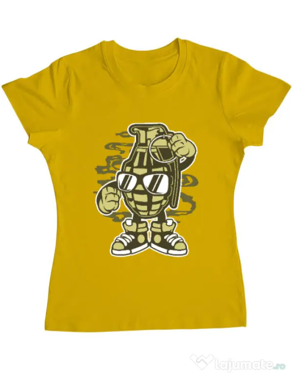 Tricou ADLER dama Grenade Galben