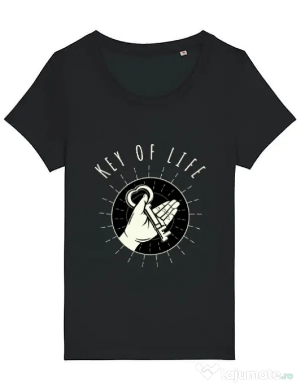 Tricou STANLEY STELLA dama Key Of Life Negru