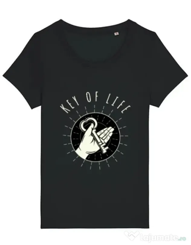Tricou STANLEY STELLA dama Key Of Life Negru
