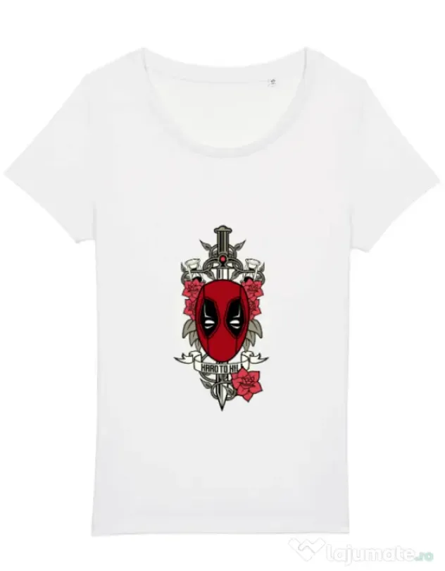 Tricou STANLEY STELLA dama Hard To Kill Alb
