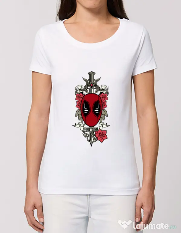 Tricou STANLEY STELLA dama Hard To Kill Alb