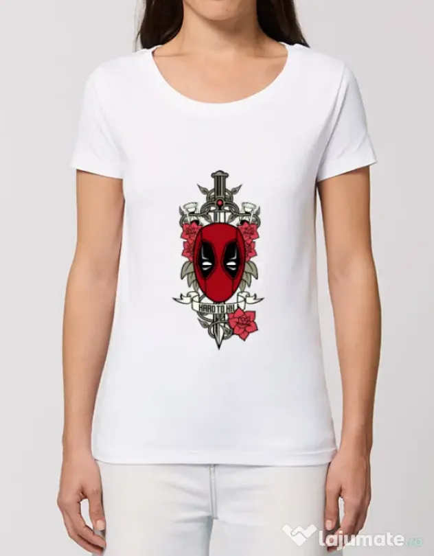 Tricou STANLEY STELLA dama Hard To Kill Alb