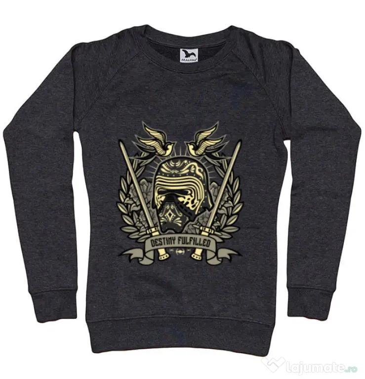 Bluza ADLER dama Destiny Fulfilled Negru melanj