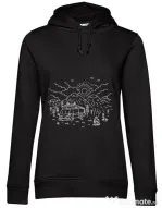 Hoodie dama cu gluga Wander Negru