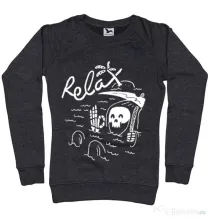 Bluza ADLER dama Relax Negru melanj