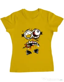 Tricou ADLER dama Zombienion Galben