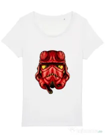 Tricou STANLEY STELLA dama Helltrooperboy Alb