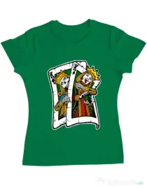 Tricou ADLER dama CARD Verde mediu