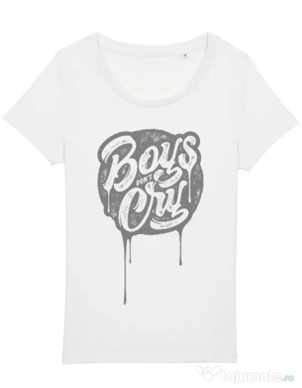 Tricou STANLEY STELLA dama Boys Dont Cry Alb