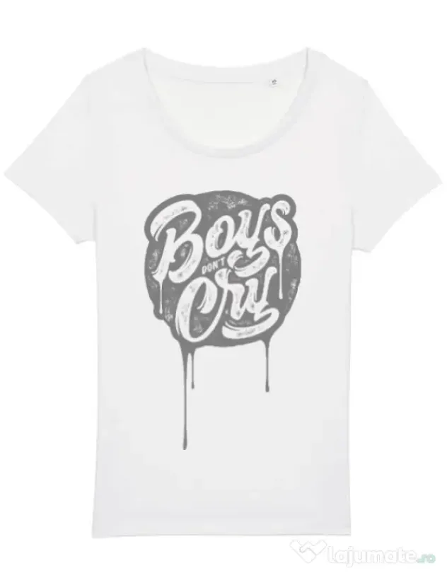 Tricou STANLEY STELLA dama Boys Dont Cry Alb