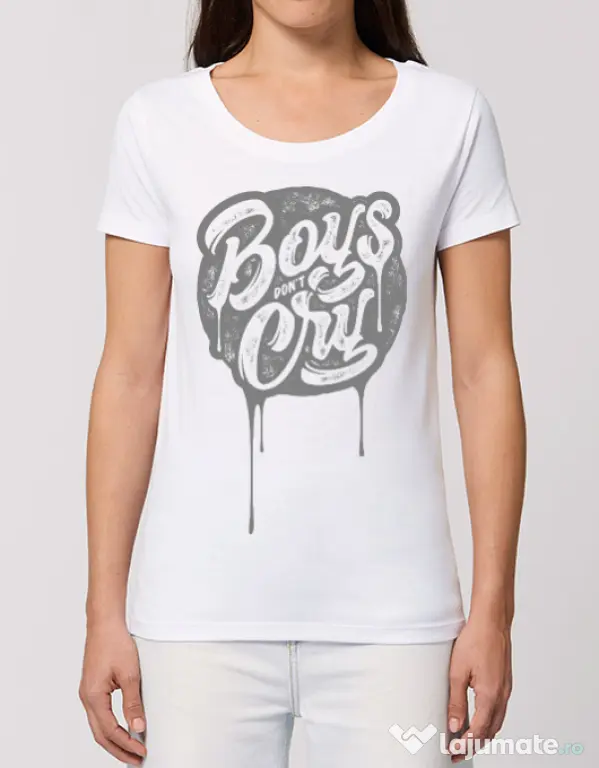 Tricou STANLEY STELLA dama Boys Dont Cry Alb