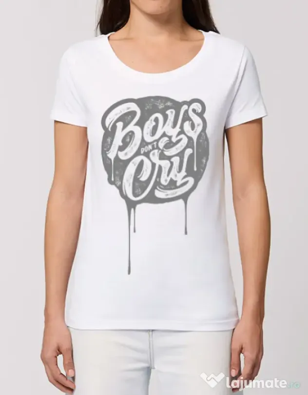 Tricou STANLEY STELLA dama Boys Dont Cry Alb