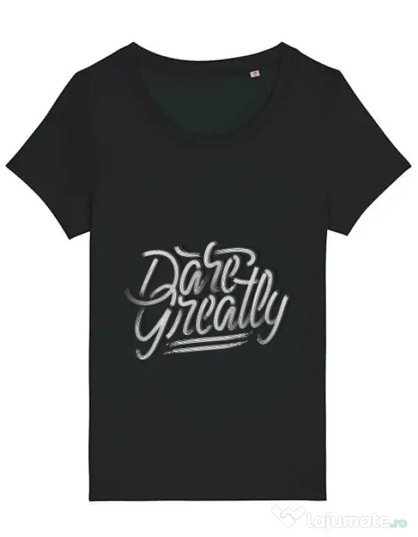 Tricou STANLEY STELLA dama Dare Greatly Negru