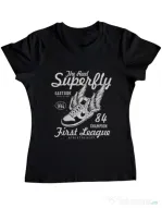 Tricou ADLER dama Superfly Negru